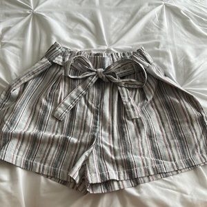 Ci Sono size XL vertical stripe shorts lightweight